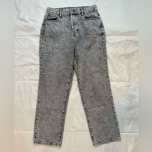 Pacsun Grey High Rise Straight Jeans
